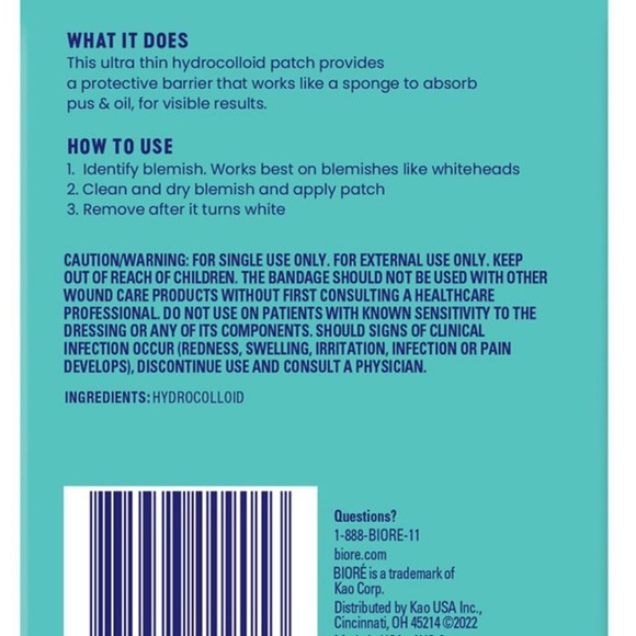 Biore Skincare Bundle. Clear & Breathable, Blemish Patch, Pore Strips. Get all 3 - Picture 7 of 13